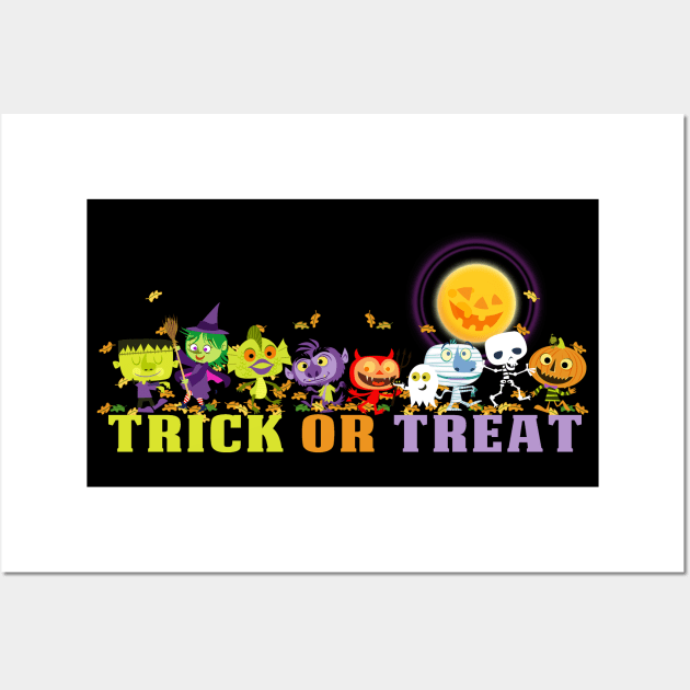 Trick or Treat fun Wall Art by richhwalsh